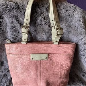 Coach Pebbled Leather Handbag